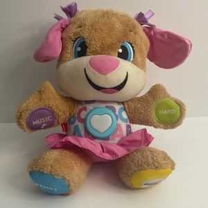 Fisher Price Laugh and Learn Smart Stages Toy Pink Puppy Dog Plush Works
